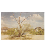 Judge Roy Bean THE HANGING TREE Walcott &amp; Sons Chrome Postcard LANGTRY, ... - $8.99