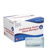 Dynarex White Conforming Bandage Sterile 3&quot; x 4-1/10 Yd 3113 96 per Case - $682.34 MXN