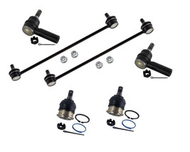 6 Pcs Steering Kit Lower Ball Joints Outer Tie Rods Sway Bar For Toyota Prius C - £48.66 GBP