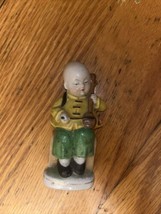 Vintage Figurine of Asian With Instrument made in Occupied Japan 4” - £32.58 GBP