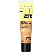 Maybelline Fit Me Tinted Moisturizer with Aloe Shade #120 1 Fl Oz - $5.00