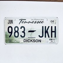 2008 United States Tennessee Dickson County Passenger License Plate 983 JKH - £11.83 GBP