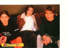 Hanson teen magazine pinup clippings 90&#39;s older on the couch 16 magazine - £2.75 GBP