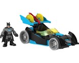 Fisher-Price Imaginext DC Super Friends Batman Toy Bat-Tech Racing Batmo... - £23.44 GBP