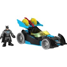 Fisher-Price Imaginext DC Super Friends Batman Toy Bat-Tech Racing Batmo... - £24.37 GBP