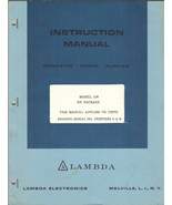 NOS Lambda Electronics Model LM EE Series Regulated Power Supply Manual - $5.69