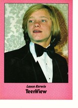 Lance Kerwin teen magazine pinup clipping suit and tie Teen View 1970&#39;s - £2.70 GBP