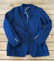 United colors of Benetton Men’s Button front Blazer jacket Size 46 Navy A11 - £30.29 GBP