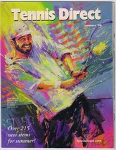 ORIGINAL Vintage 1999 Tennis Direct Catalog Andre Agassi Cover RARE - $39.59
