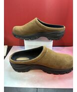 Lands End Brown Suede Clogs Size  10B Mens Slip On - $24.75