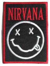 Nirvana Grunge Rock Music Band Kurt Cobain Embroidered Vintage Patch NEW - £5.58 GBP