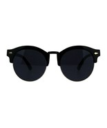 Girl&#39;s Fashion Sunglasses Bold Half Top Round Horn Rim UV 400 - €7,80 EUR