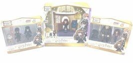 Harry Potter Wizarding World Magical Minis 2 Friendship Set &amp; 1 Charm Cl... - $22.76