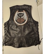 Harley Davidson 105th 1903 2008 Anniversary Genuine Leather Vest  Men&#39;s ... - $130.72