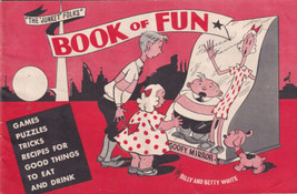 Dated 1940 Junket Rennet Powder Premium Kids Book Of Fun Games Puzzles R... - $3.96