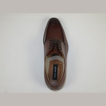 Men's Dress Shoes STEVE MADDEN Soft Leather upper Lace Up TASHER Tan image 8