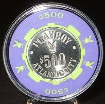 (1) $500. PLAYBOY CASINO CHIP - 1981 - ATLANTIC CITY, New Jersey - Bud J... - $259.95