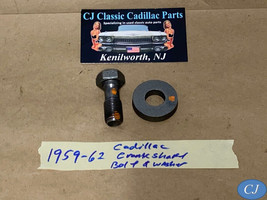 Oem 1959-1962 Cadillac 390 Engine Crank Crankshaft Bolt &amp; Washer - £76.58 GBP