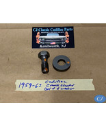 OEM 1959-1962 CADILLAC 390 ENGINE CRANK CRANKSHAFT BOLT &amp; WASHER - £74.46 GBP