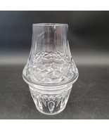 Waterford Glass Crystal Lismore 2 Piece Hurricane Fairy Lamp Candle Holder - £35.59 GBP