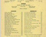 New Mandarin Chinese American Restaurant Menu Freeport L I New York 1950&#39;s - £30.16 GBP