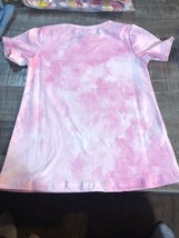 Youth Girls Pink TIE-DYE With Cactus T-SHIRT; Size 7 - £7.48 GBP
