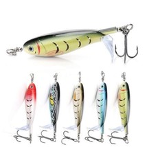 VTAVTA Fishing Lure Bass Topwater Floating Ploppers Rotating Tail Baits - £19.93 GBP