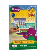 Vintage 1997 BARNEY Purple Dinosaur Colorforms Birthday Party Playset No... - $217.55 MXN