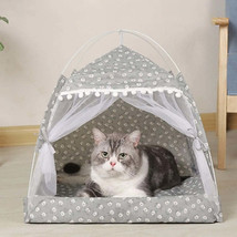 Cat Tent Bed Pet Products The General Teepee Closed Cozy Hammock with Floors Cat - £23.26 GBP+