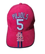 Vtg St Louis Cardinals Drew Pearson Albert Pujols #5 Adjustable Hat RARE - £13.37 GBP