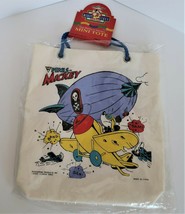 Vtg Disney Perils of Mickey Mini Tote Bag NOS Monogram Products Inc. Largo FL - £15.72 GBP