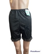 VTG Berkliff Tap Petti-Pants 100% Nylon Black Sheer Appliqué USA Small G... - $526.49 MXN
