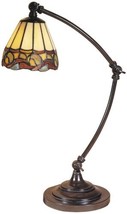 Accent Lamp Table DALE TIFFANY AINSLEY Traditional Antique 3-Light Mica ... - $404.00
