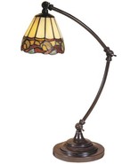 Accent Lamp Table DALE TIFFANY AINSLEY Traditional Antique 3-Light Mica ... - £324.92 GBP
