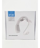 ST 304 Neck Massager TENS Technology Thermostatic Hot Compress White Sealed - $34.10 CAD