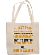 Make Your Mark Design Funny Mom Is Awake Reusable Tote Bag for Mama, Mom... - £17.31 GBP