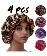 4pcs women satin Bonnet Night Sleep Cap Hair Hat silk Head cover Elastic... - €17,00 EUR 4pcs women satin Bonnet Night Sleep Cap Hair Hat silk Head cover Elastic... - €17,00 EUR