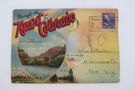 Vintage 1951 Heart of Colorado folding portolio style Souvenir Portcard - £7.81 GBP