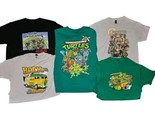Lot Of 5 TMNT Adult Unisex Large Short Sleeve Graphic Ninja Turtles T-Shirt - £37.96 GBP