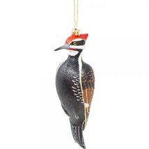 Pileated Woodpecker Bird Blown Glass Handcrafted Christmas Ornament NIB ... - £17.46 GBP