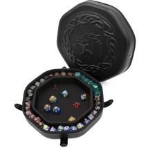 CASEMATIX Dice Tray and Dice Storage Case for Up to 115 RPG Dice - Dice Tray for - £43.77 GBP