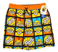 Minions Despicable Me UPF50+ Swim Trunks Bathing Suit Boys Sizes 8 Or 10-12 Nwt - £13.66 GBP