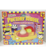 Imagine Nation Deluxe POTTERY WHEEL Workshop with Foot Pedal - New/Sealed! - $33.24