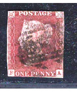 GREAT BRITAIN Very Old Good Postage 1 One Penny Red Stamp Used #1 - £0.57 GBP