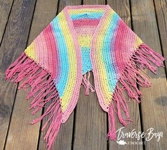 Crochet Sunshine Shawl Wrap Pattern Only - £6.34 GBP