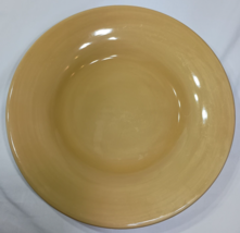 Single Pottery Barn Sausalito Amber Gold Dinner Plate About 12 1/4 Inches - $12.73
