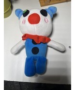 PIGGY Roblox Clowny Plush  10&quot; White &amp; Blue Mini Toon Stuffed Animal Toy - $7.29
