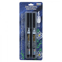 UCHIDA Deco Fabric Marker 2 pack of Black - $10.55