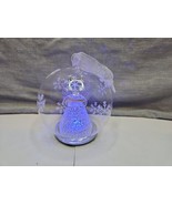 Christmas Color Changing Snowflake Angel Ball Ornament, Lights Up (Battery) - £14.93 GBP