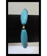 Faux Turquoise Beads Stretch Bracelet - $244.42 MXN